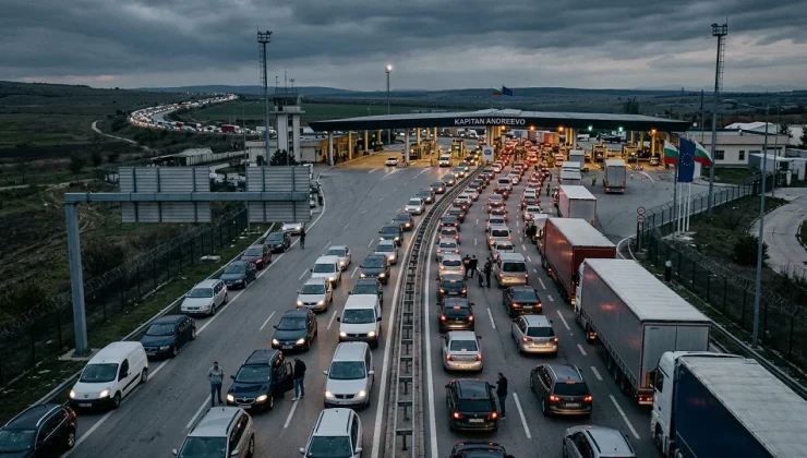 Bulgaristan’da Kapitan Andreevo Sınır Kapısı’nda bekleme süresi 10 saati aştı