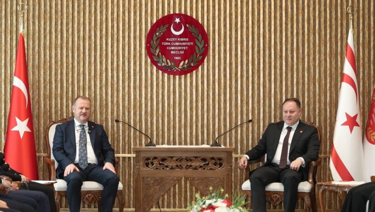 Cumhuriyet Meclisi Başkanı Öztürkler, RTÜK Başkanı Daniş ve beraberindeki heyeti kabul etti