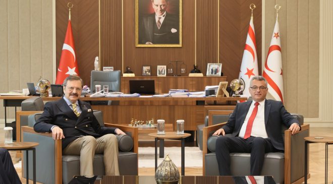 Erhürman, Hisarcıklıoğlu’nu kabul etti