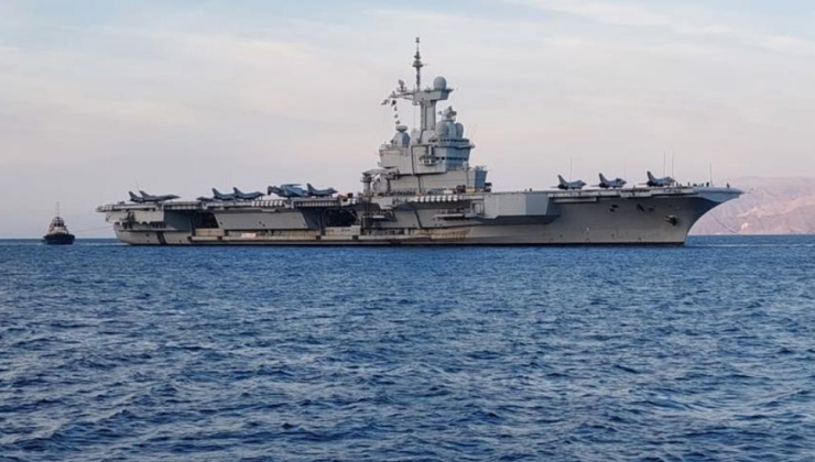 Fransız amiral gemisi Charles de Gaulle’ün Kızıldeniz’e konuşlandırıldığı bildirildi