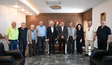 Güzelyurt Belediye Başkanı Özçınar, KTSYD ile görüştü