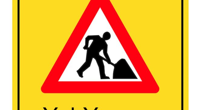İskele – Çayırova bölünmüş anayol güzergâhında yol yapım çalışması