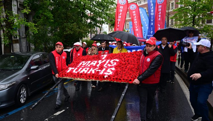 İstanbul’da bazı sendikalar 1 Mayıs Emek ve Dayanışma Günü’nü kutladı