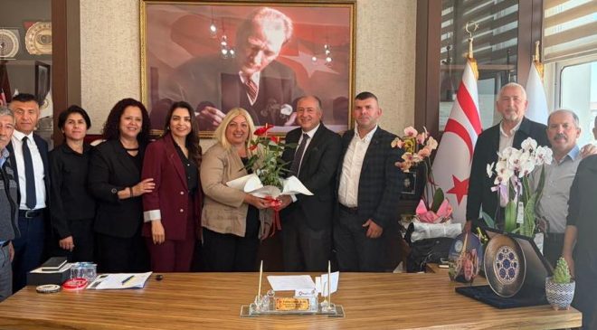 KKTC Adanalılar Kültür Dayanışma ve Aktivite Derneği heyeti Tuğlu’yu ziyaret etti