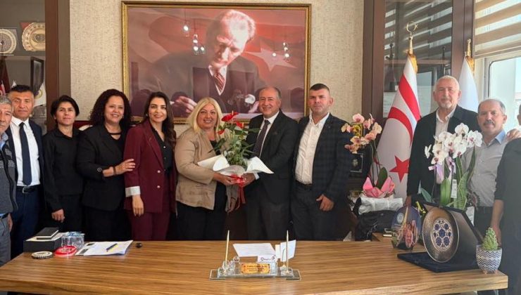 KKTC Adanalılar Kültür Dayanışma ve Aktivite Derneği heyeti Tuğlu’yu ziyaret etti