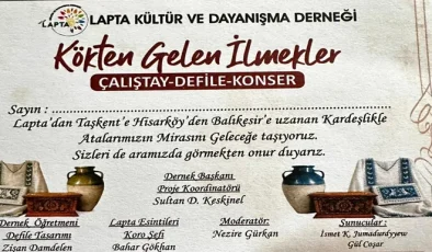 “Kökten Gelen İlmekler” etkinliği düzenleniyor
                                            2026-05-12 18:52:00