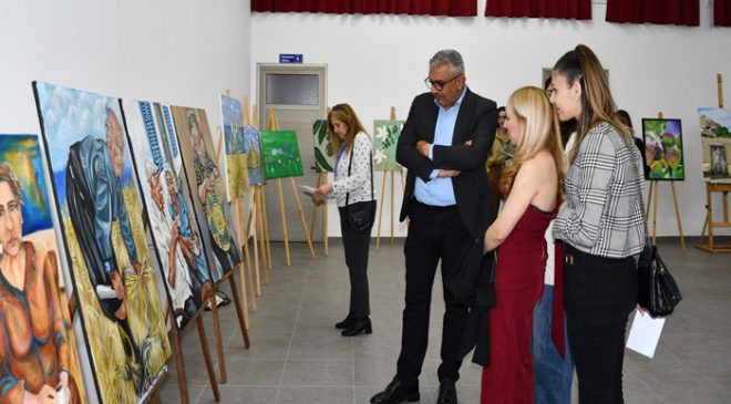 Mesarya’da “Adadan Esintiler” sergisi ziyarete açıldı
