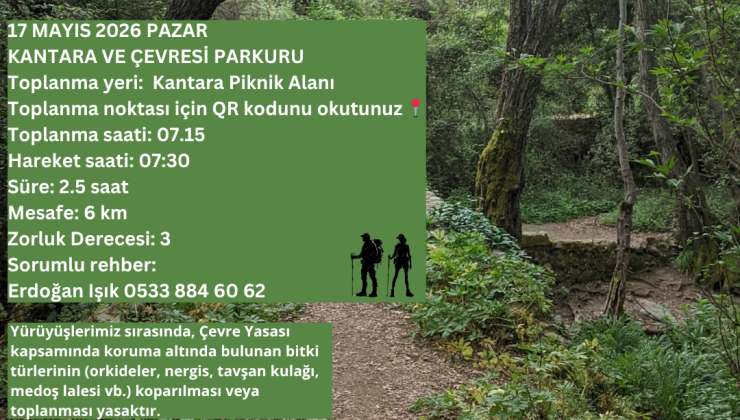 “Patili dostlarımız için doğaya yürüyoruz” etkinliği pazar günü düzenleniyor