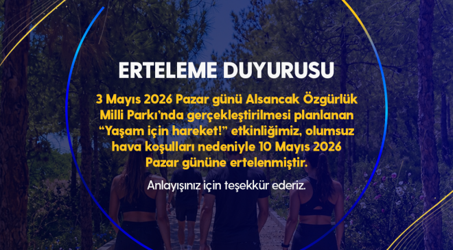 Turkcell’in “Yaşam için Hareket” etkinliği 10 Mayıs’a ertelendi