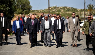 Üstel, Sadrazamköy ile Çatalköy-Değirmenlik yolunda incelemelerde bulundu