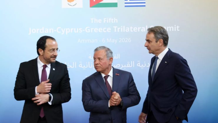 Yunanistan, Güney Kıbrıs, Ürdün 5’inci üçlü zirvesi Amman’da gerçekleştirildi