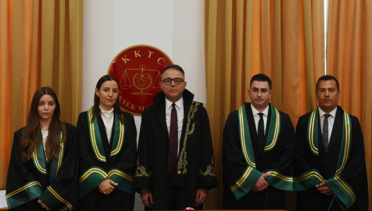 Yeni atanan yargıçlar yemin ederek görevlerine başladı