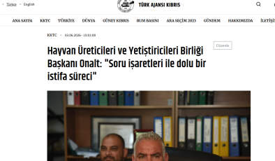 TAK’tan Hayvan Üreticileri ve Yetiştiricileri Birliği’nin İddialarına Yanıt