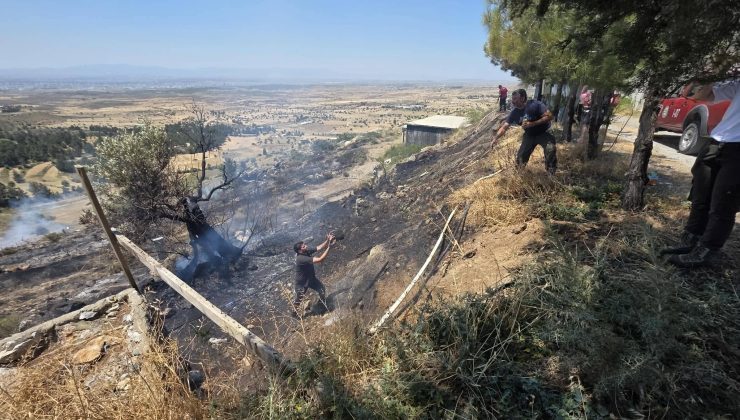 Alevler Hayvanların Olduğu Bölgeye 3 Metre Kala Söndürüldü