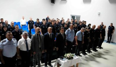 Merkezi Cezaevi personeline yangınla mücadele eğitimi sertifikaları verildi
