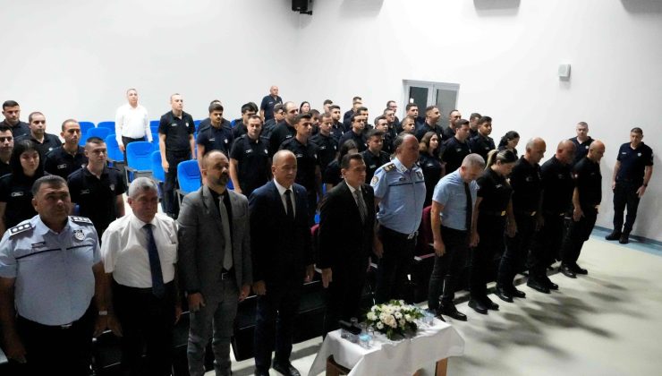 Merkezi Cezaevi personeline yangınla mücadele eğitimi sertifikaları verildi