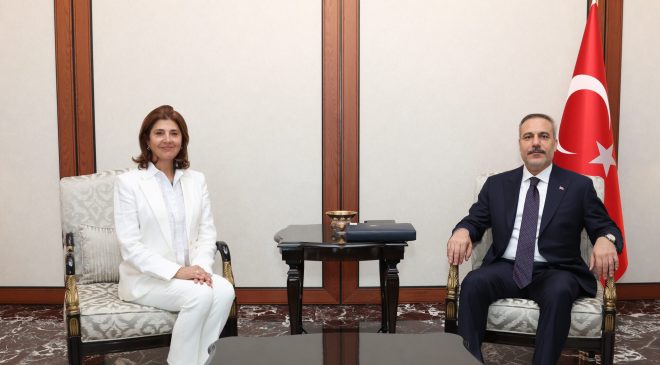 Dışişleri Bakanı Fidan, BM Temsilcisi Holguin ile görüştü