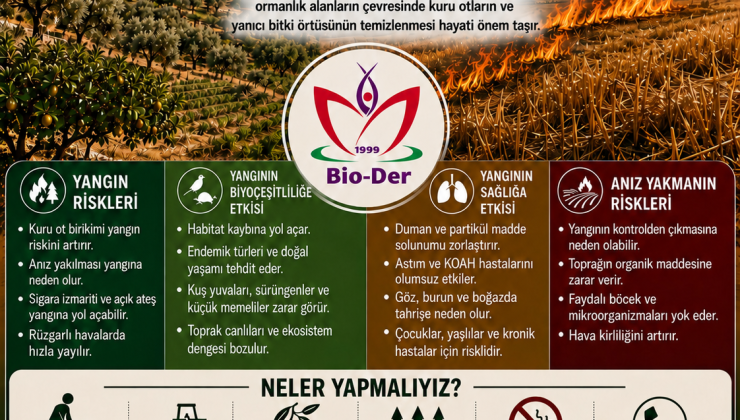 Kuru ot temizliği hayati önem taşıyor