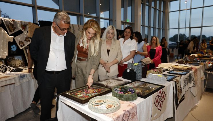 Cumhurbaşkanı Erhürman ve eşi Mesarya bölgesinde temaslarda bulundu