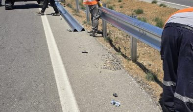 Lefkoşa-Güzelyurt ana yolunda yol güvenliği çalışmaları başladı