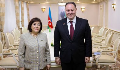 Cumhuriyet Meclisi Başkanı Öztürkler, Azerbaycanlı mevkidaşı Gafarova ile görüştü
