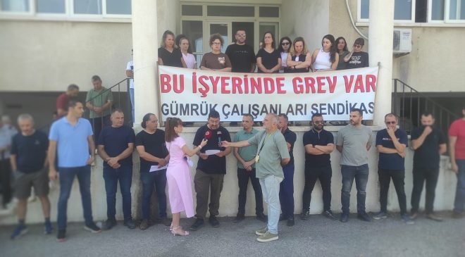 GÜÇ-SEN’den Gazimağusa Limanı’nda Uyarı Grevi“Dayanacak Gücümüz Kalmadı”
