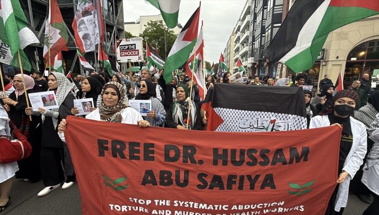 Berlin Sokaklarında Filistin’e Destek Yürüyüşü Düzenlendi