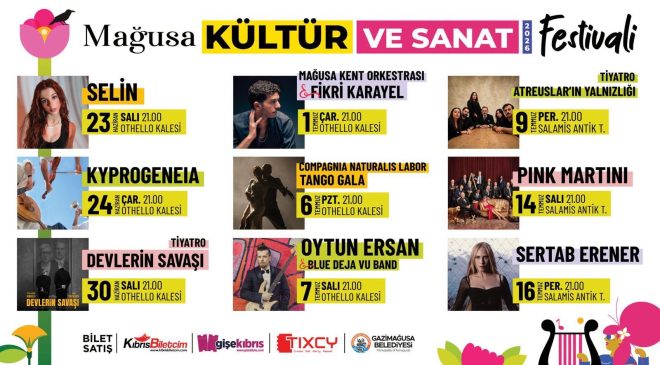 Mağusa Kültür ve Sanat Festivali’nde Tango ve Caz Rüzgarı Esecek