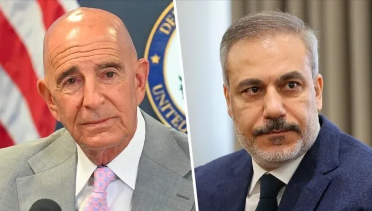Dışişleri Bakanı Hakan Fidan, ABD Özel Temsilcisi Tom Barrack ile görüştü