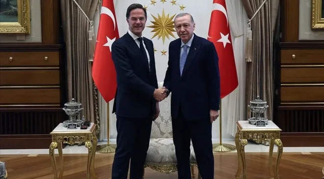 Cumhurbaşkanı Erdoğan, NATO Genel Sekreteri Mark Rutte ile Görüştü