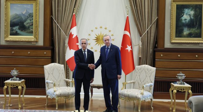Cumhurbaşkanı Erdoğan, Kanada Başbakanı Carney ile görüştü