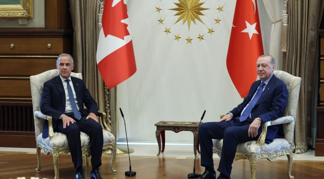 Cumhurbaşkanı Erdoğan, Kanada Başbakanı Carney ile görüştü