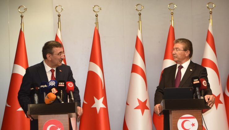 Başbakan Üstel ve Cumhurbaşkanı Yardımcısı Yılmaz’dan Ercan Havalimanı’nda Önemli Mesajlar