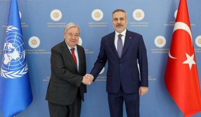 Dışişleri Bakanı Fidan, BM Genel Sekreteri Guterres ile görüştü
