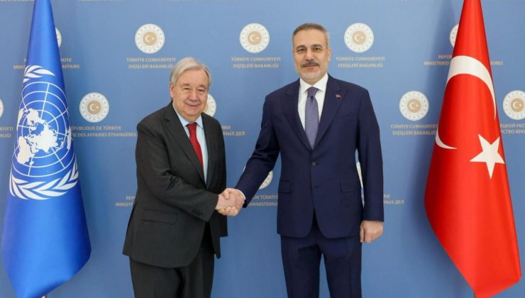 Dışişleri Bakanı Fidan, BM Genel Sekreteri Guterres ile görüştü