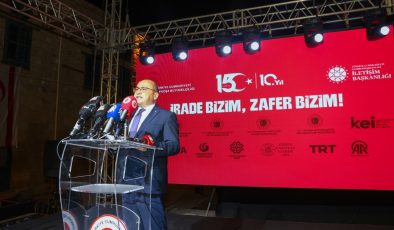 KKTC’de 15 Temmuz Demokrasi ve Milli Birlik Günü Törenle Anıldı