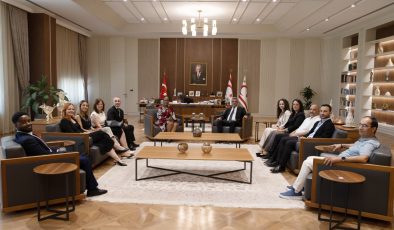 Cumhurbaşkanı Erhürman, Dünya Tabipler Birliği Başkanı Dr. Jacqueline Kitulu’yu Kabul Etti