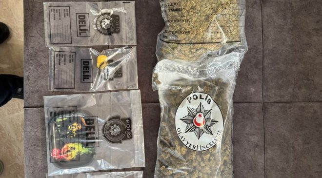 3 kilogramdan fazla madde ele geçirildi
