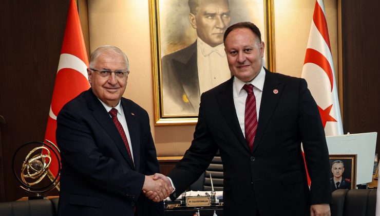 Meclis Başkanı Ziya Öztürkler, TC Milli Savunma Bakanı Yaşar Güler’i Kabul Etti