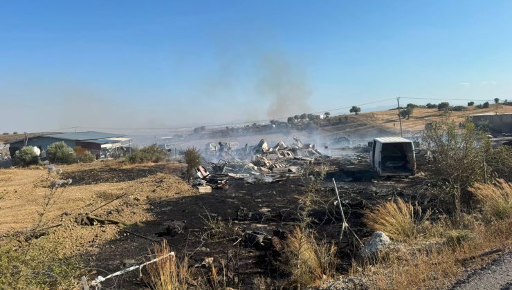 Taşkent’teki Yangın Kontrol Altına AlındıSoğutma Çalışmaları Sürüyor