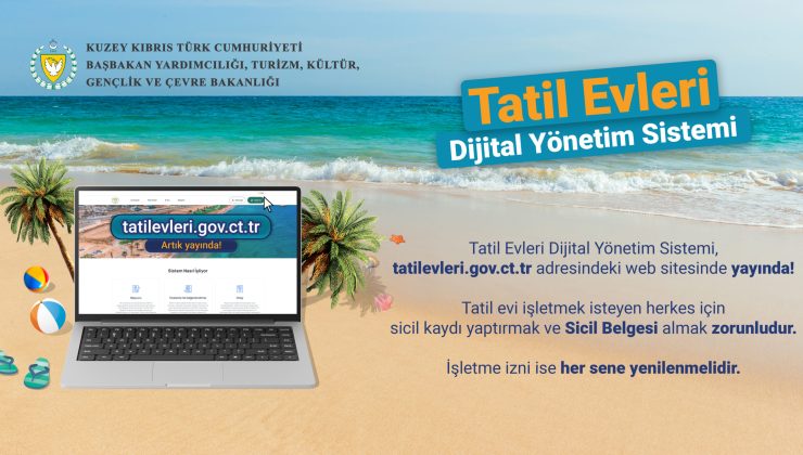 KKTC’de Tatil Evleri İçin Dijital Yönetim Sistemi Hizmete Girdi