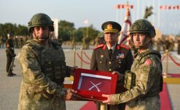 4. Piyade Alayı’nda Sancak Devir Teslim Töreni Gülseren Kışlası’nda Gerçekleştirildi