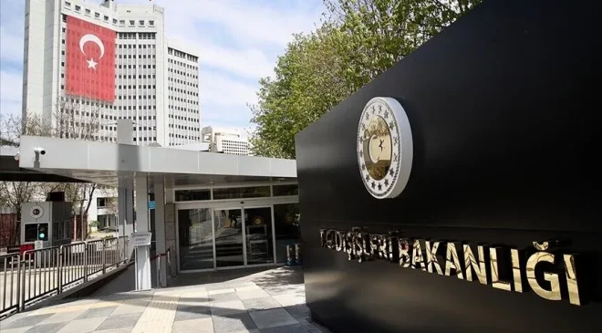 Dışişleri Bakanlığından Filistin’deki yerleşimci şiddetine sert kınama
