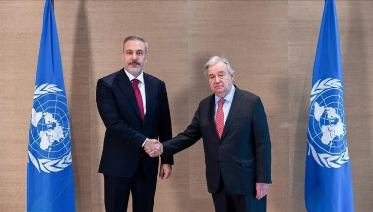 Dışişleri Bakanı Hakan Fidan, BM Genel Sekreteri Guterres ile Görüştü