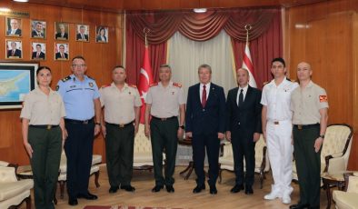 Başbakan Ünal Üstel, GKK Komutanı Tümgeneral İlker Görgülü’yü Kabul Etti