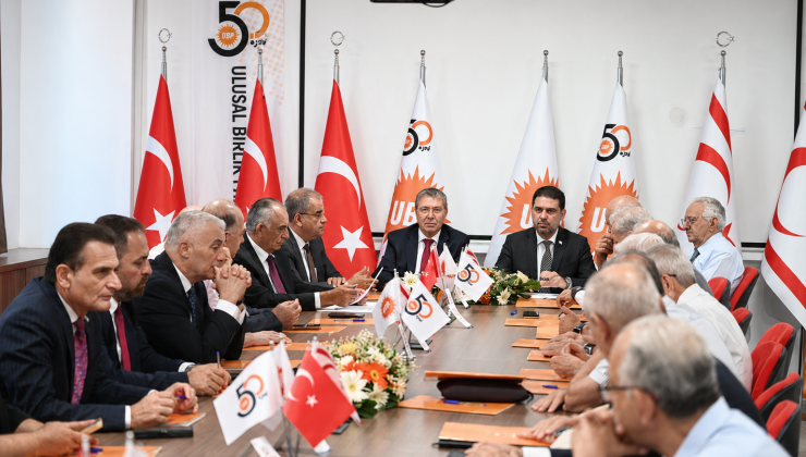 UBP’nin Vizyon ve Proje Çalıştayı Başbakan Üstel Başkanlığında Sürüyor