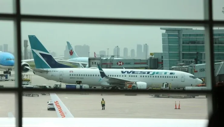 Kanada’da WestJet Çalışanlarının Grevi Nedeniyle 600 Uçuş İptal Edildi