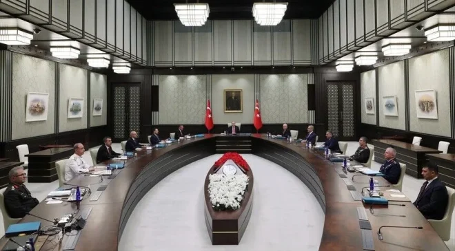 Yüksek Askeri Şura Cumhurbaşkanı Erdoğan Başkanlığında Toplandı