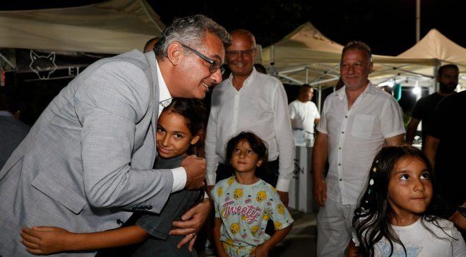 Cumhurbaşkanı Erhürman, 11’inci Meşale Festivali’nde Yurttaşlarla Bir Araya Geldi