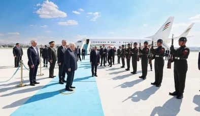 Filistin Devlet Başkanı Abbas, resmi temaslarda bulunmak üzere Ankara’da